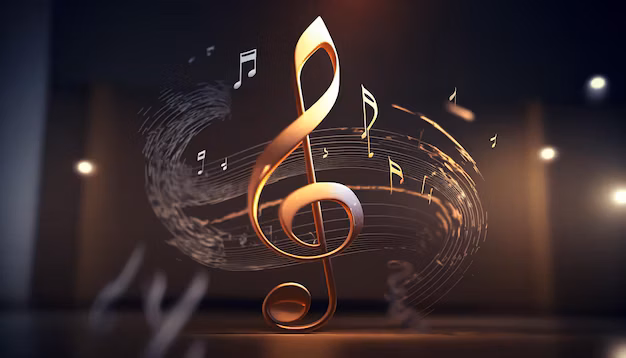 Clave de sol e notas musicais